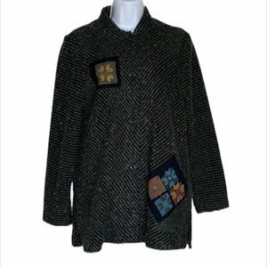 Staley Gretzinger BREAD wearable art jacket size 2